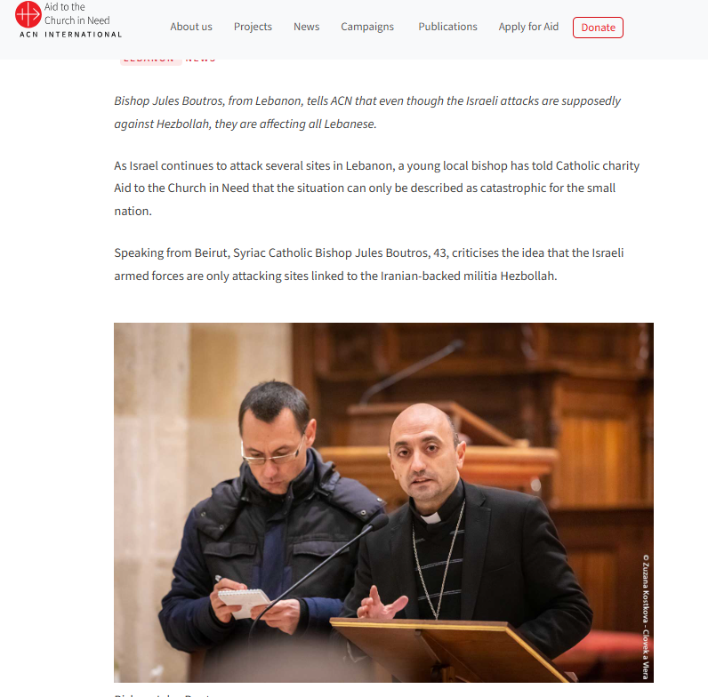 Lebanon. “This is not a just war; it is a defeat for us all”