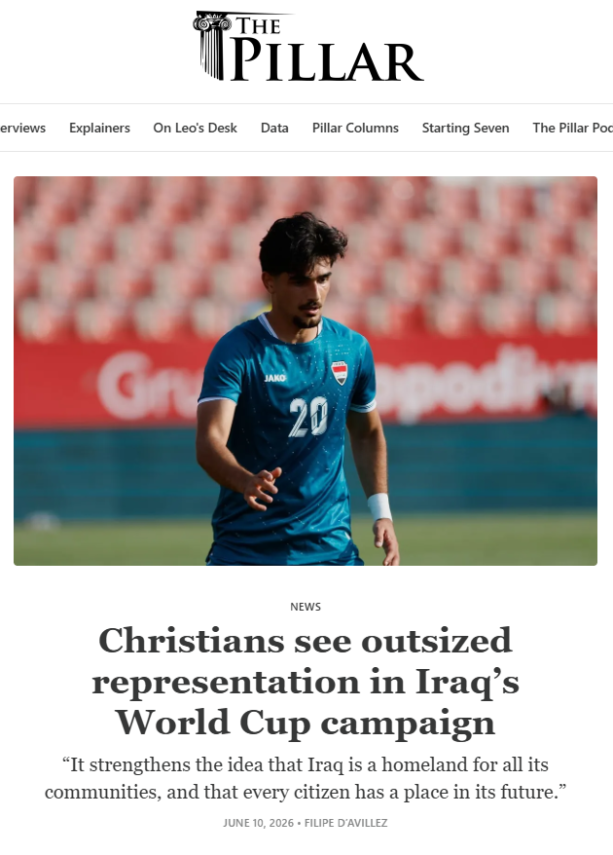 Christians see outsized representation in Iraq’s World Cup campaign – The Pillar