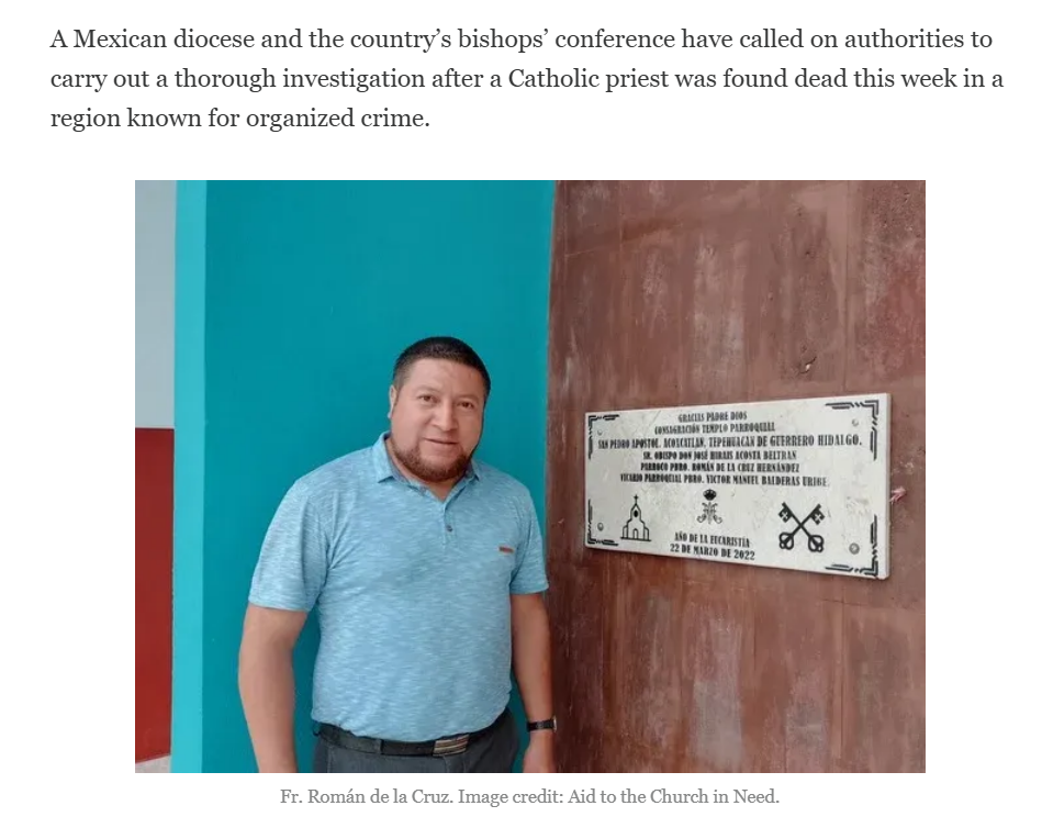 Mexican priest murdered in region known for organized crime, political tensions – The Pillar