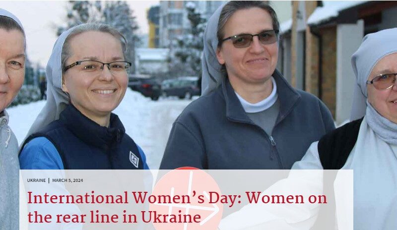 Women on the rear line in Ukraine