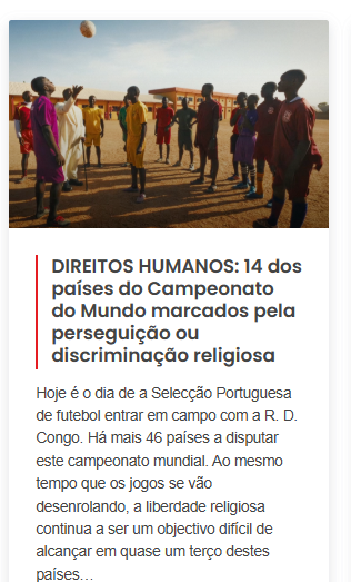 DIREITOS HUMANOS: 14 dos países do Campeonato do Mundo marcados pela perseguição ou discriminação religiosa – AIS