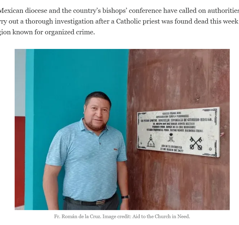 Mexican priest murdered in region known for organized crime, political tensions – The Pillar